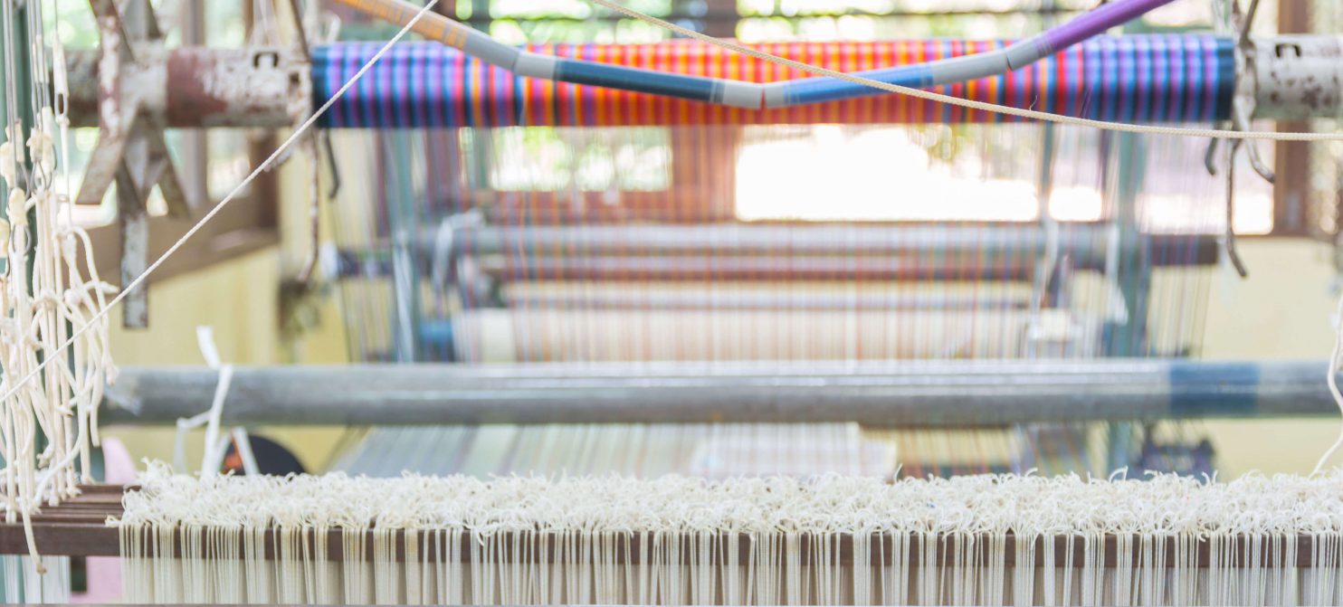sewing machine in a factory