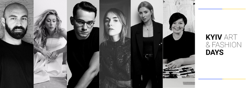 Images of the designers from Kyiv Art and Fashion Days